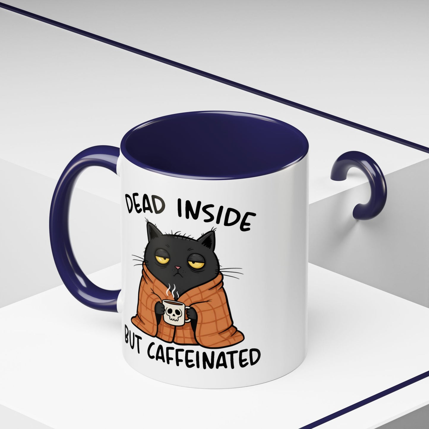 Animal Mug - Dead Inside But Caffeinated