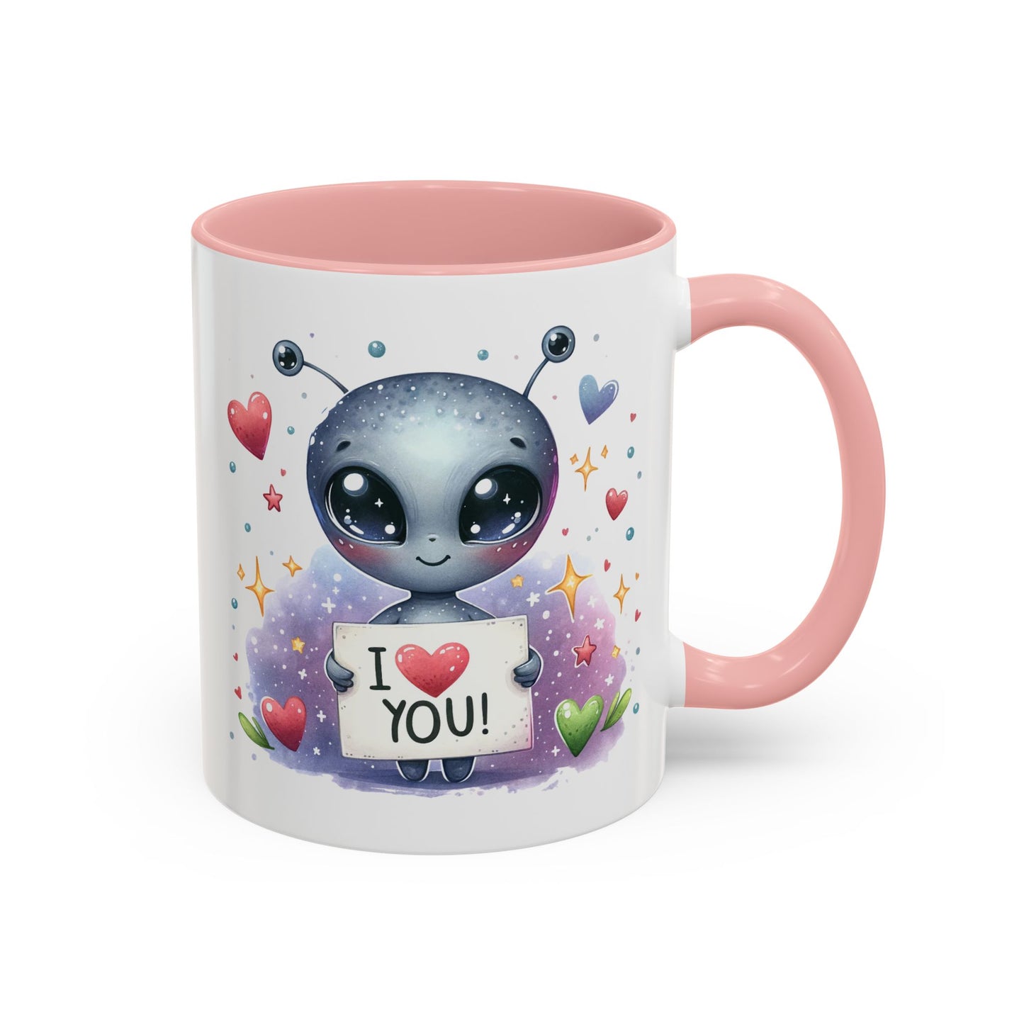 Valentine's Day Mug - I Love You Alien