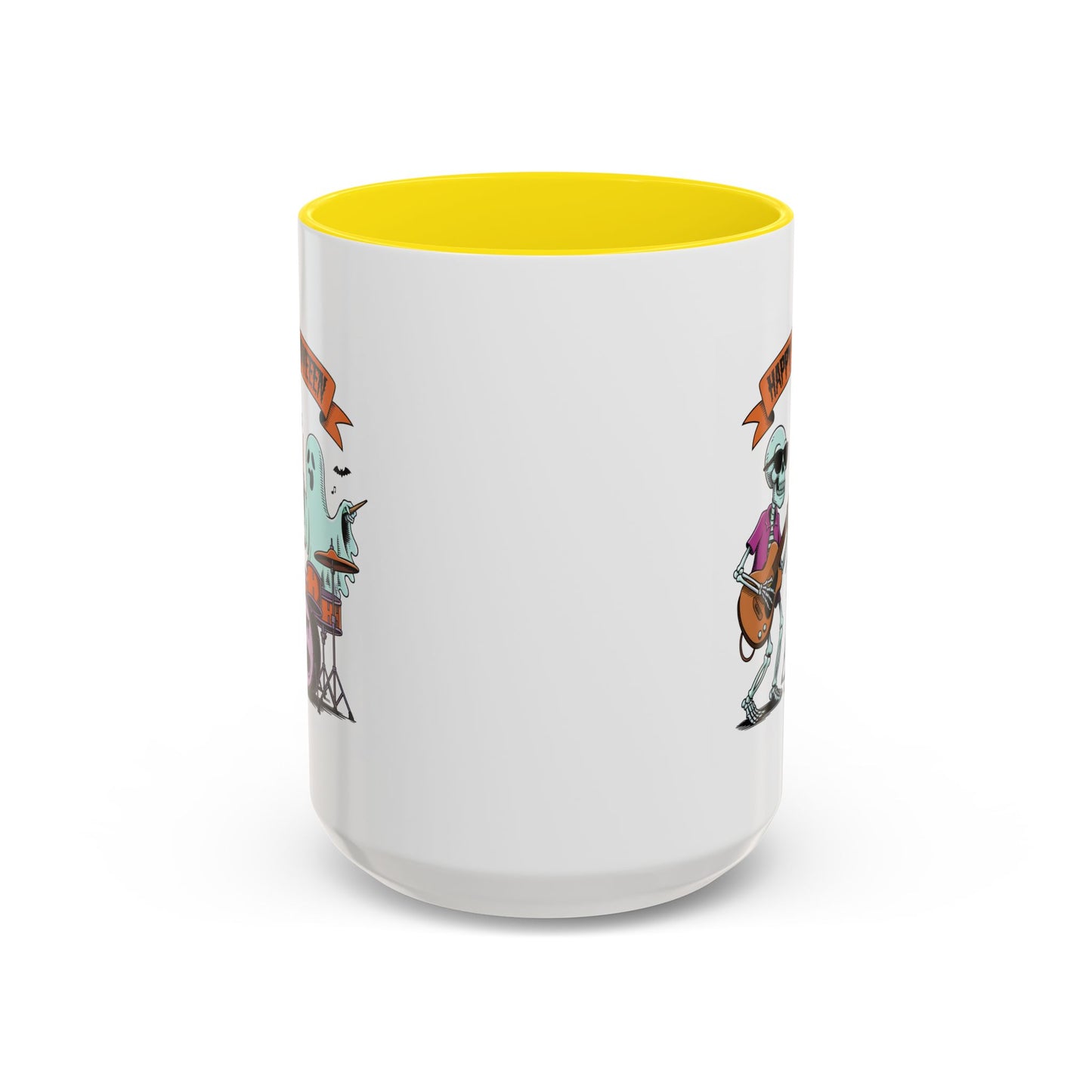 Halloween Mug - Skeleton & Ghost Band