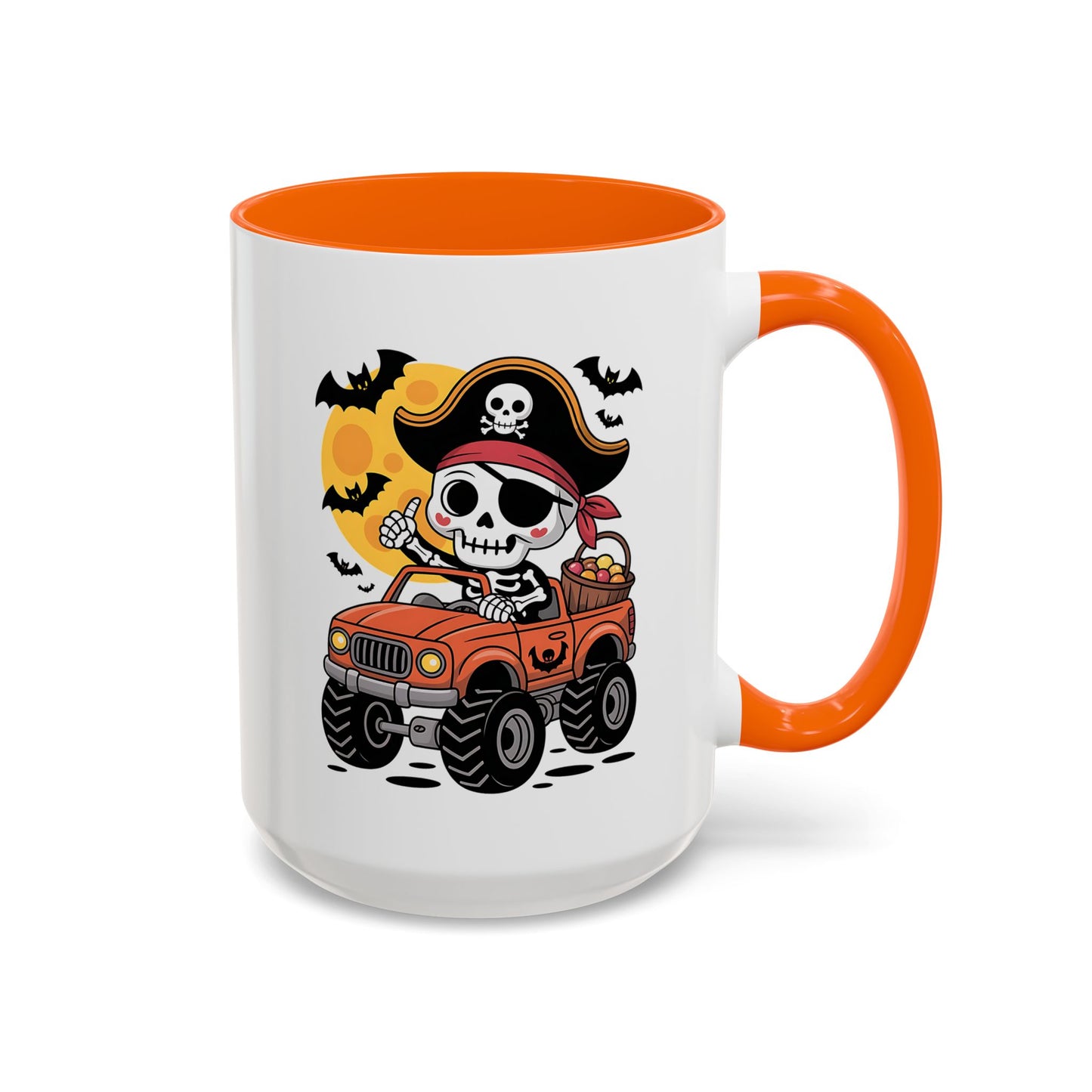 Halloween Mug - Driving Skeleton Pirate