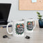 Motivation Mug - Stay Positive Work Hard Make It Happen Flowers