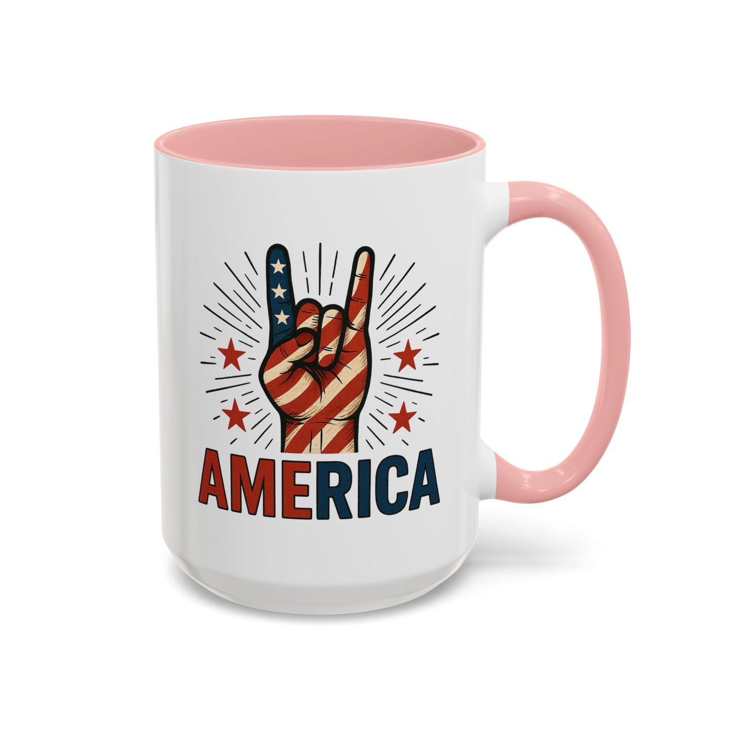 4th of July Mug - America Rock On