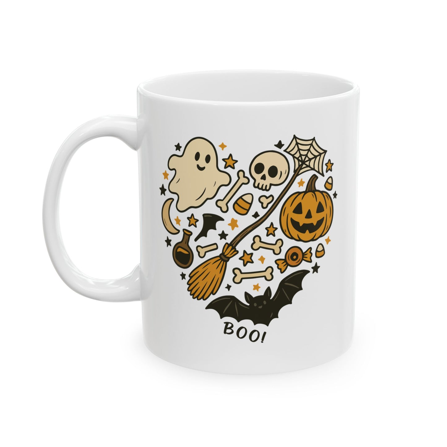 Halloween Mug - Happy Halloween Heart