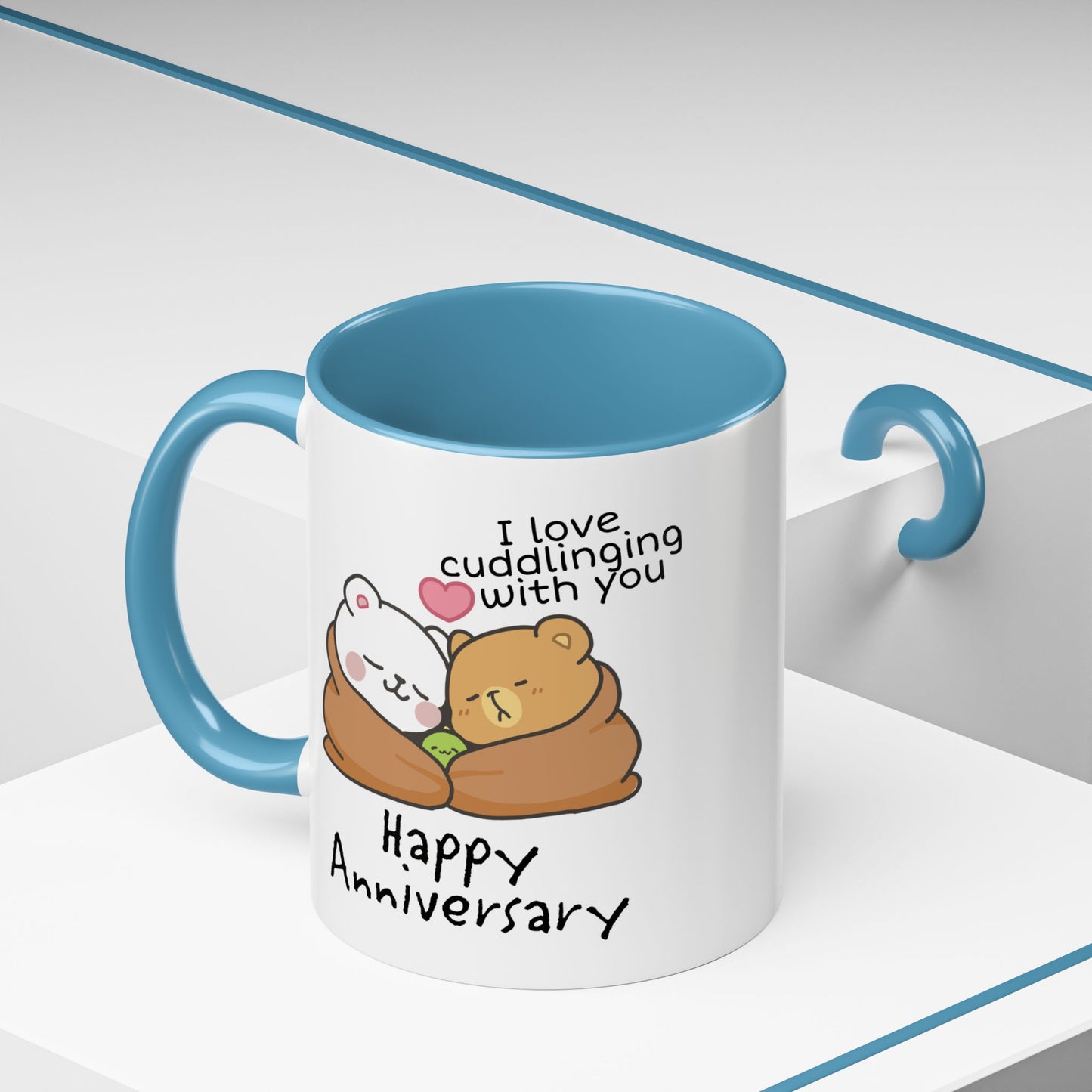 Anniversary Mug - I Love Cuddling With You