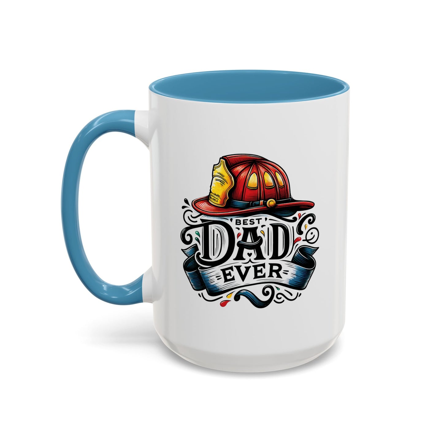 Father's Day Mug - Best Dad Ever Fireman