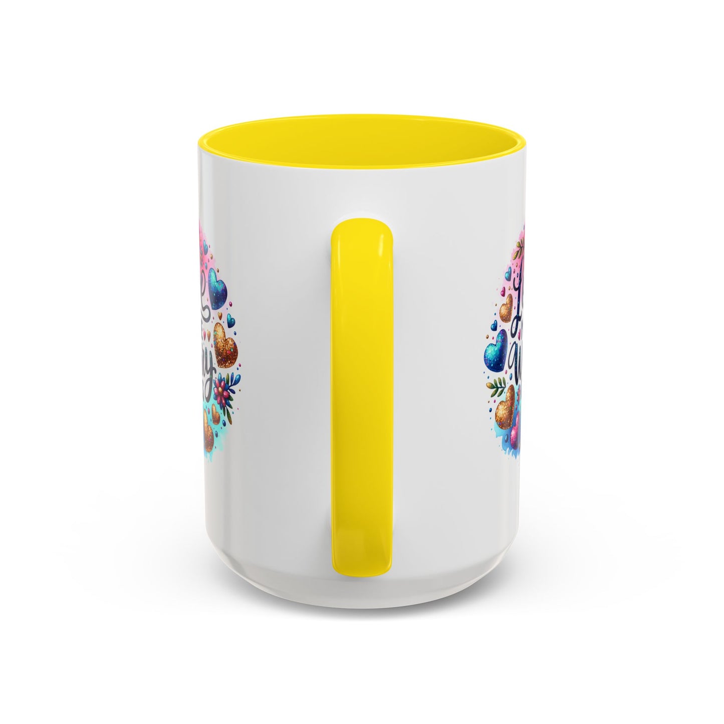 Wellness Mug - Love More Worry Less Circle