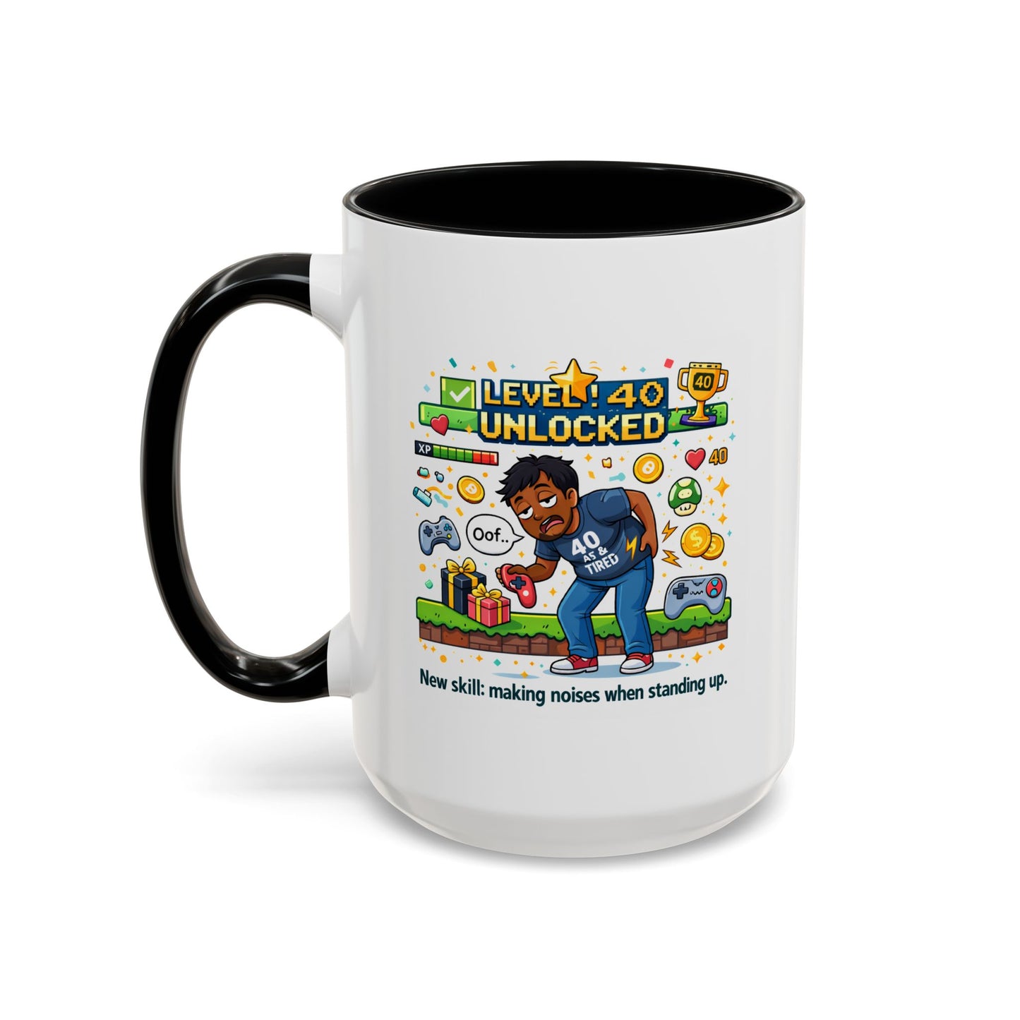 Birthday Mug - Level 40 Unlocked