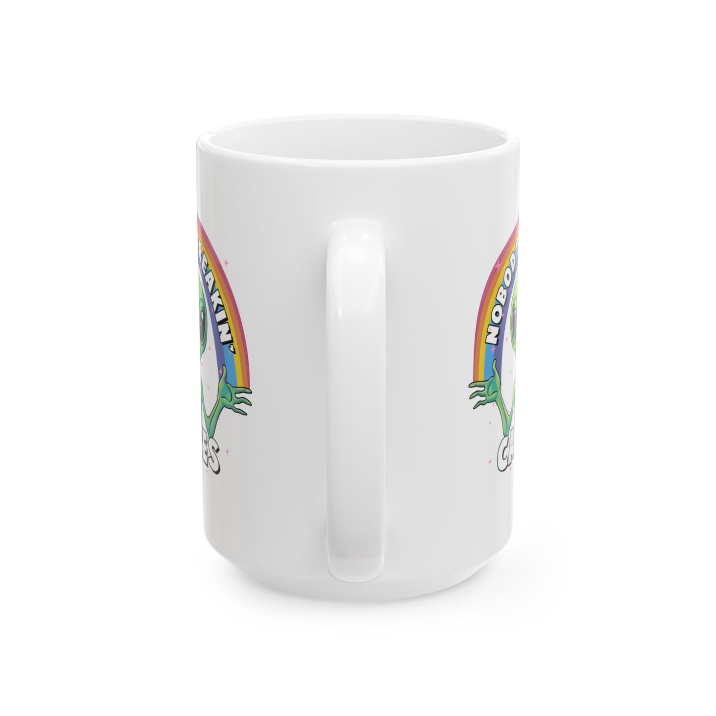 Alien Mug - Nobody Freakin Cares