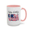 4th of July Mug - Happy Birthday USA