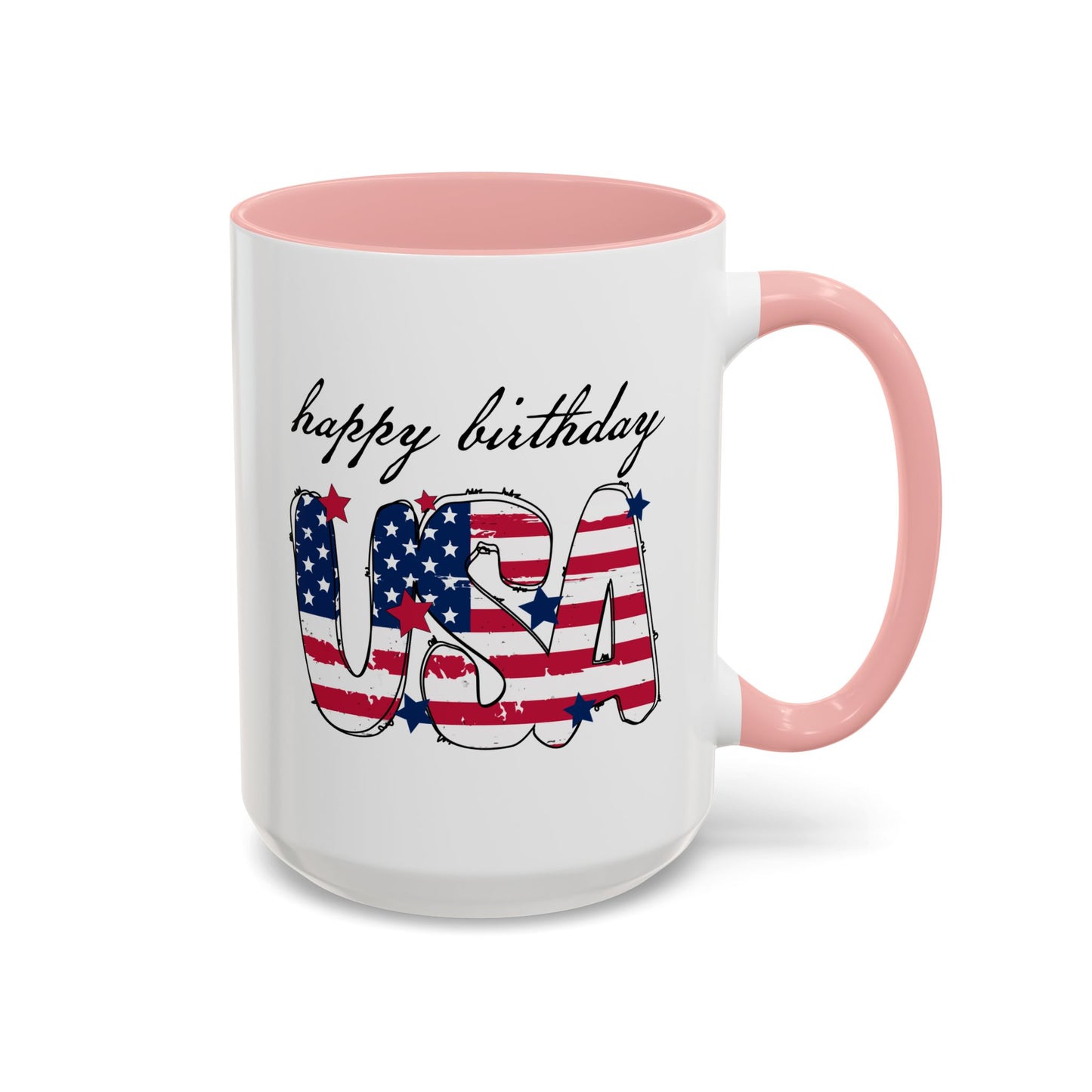 4th of July Mug - Happy Birthday USA