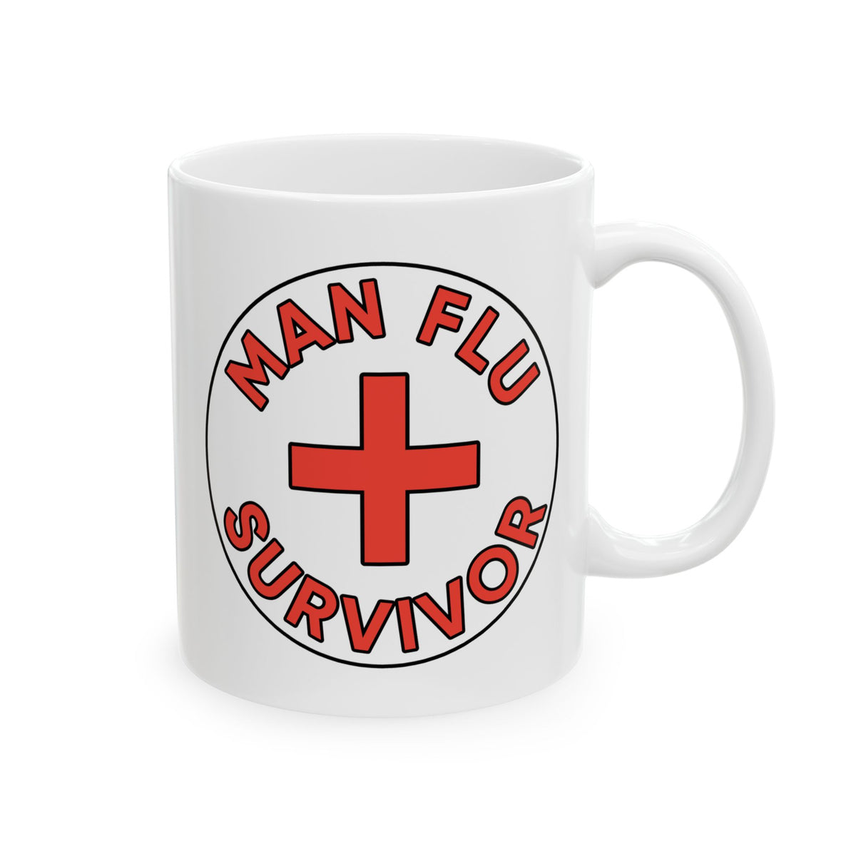 Humor Mug - Man Flu Survivor