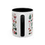 Christmas Mug - Merry Christmas Red White & Green Text Collage