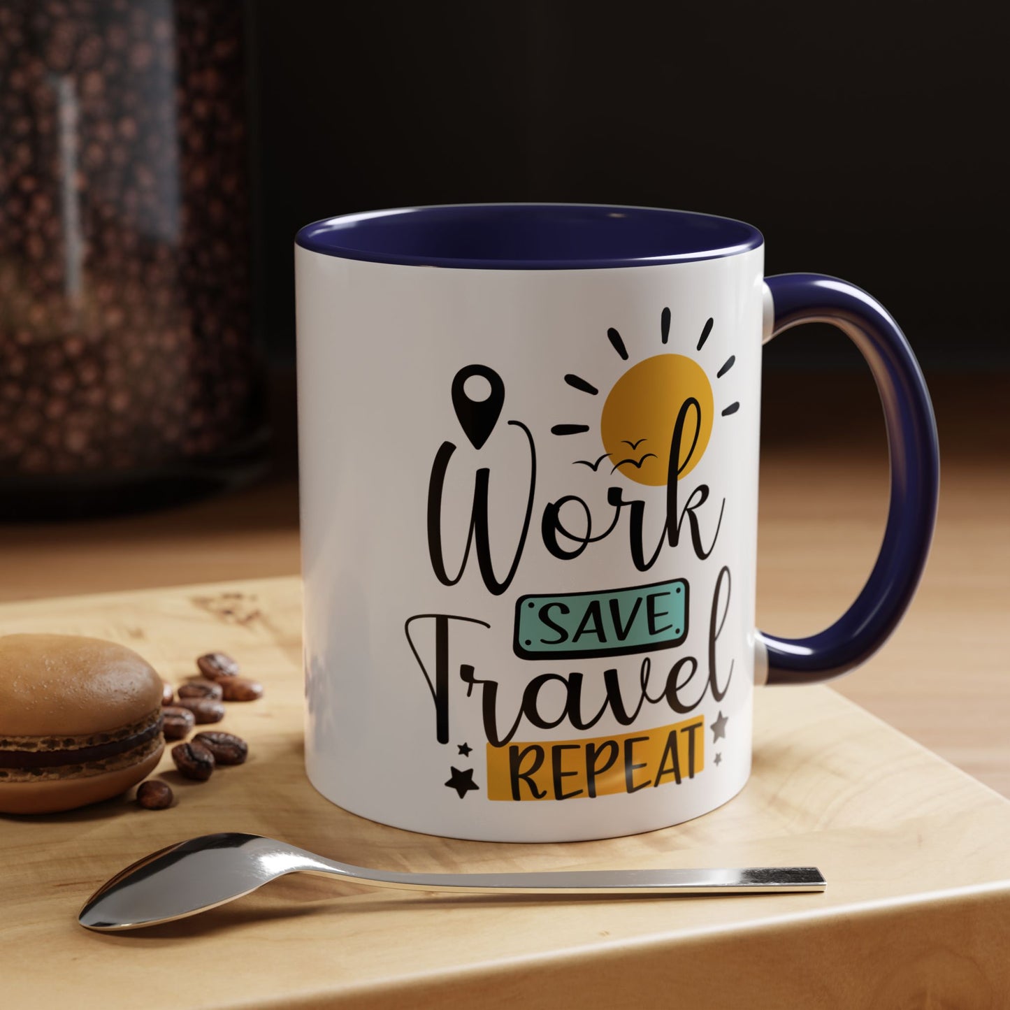 Adventure Mug - Work Save Travel Repeat