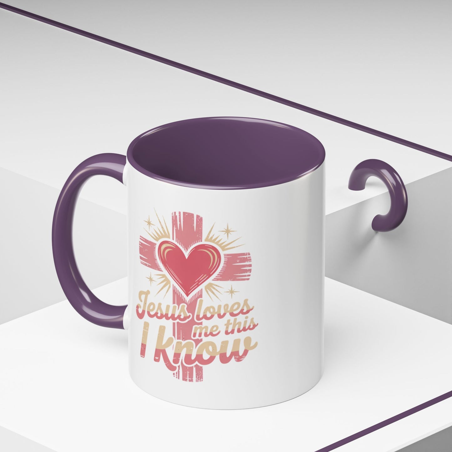 Religious Mug - Jesus Loves Me