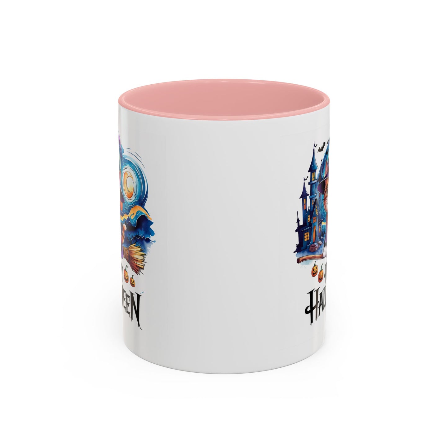 Halloween Mug - Happy Halloween Cat Witch