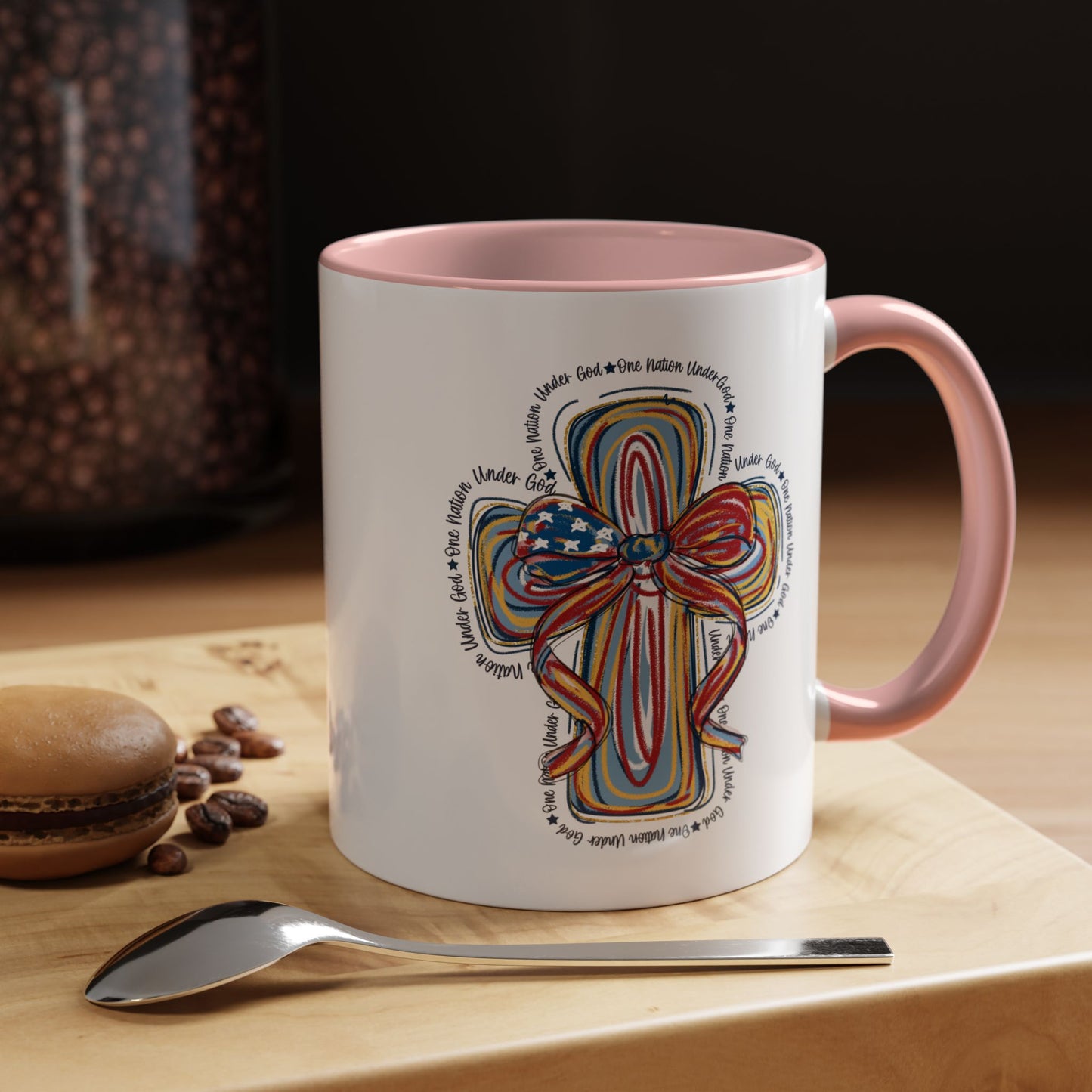 4th of July Mug - Christian Cross Bow