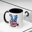 4th of July Mug - America Peace Sign
