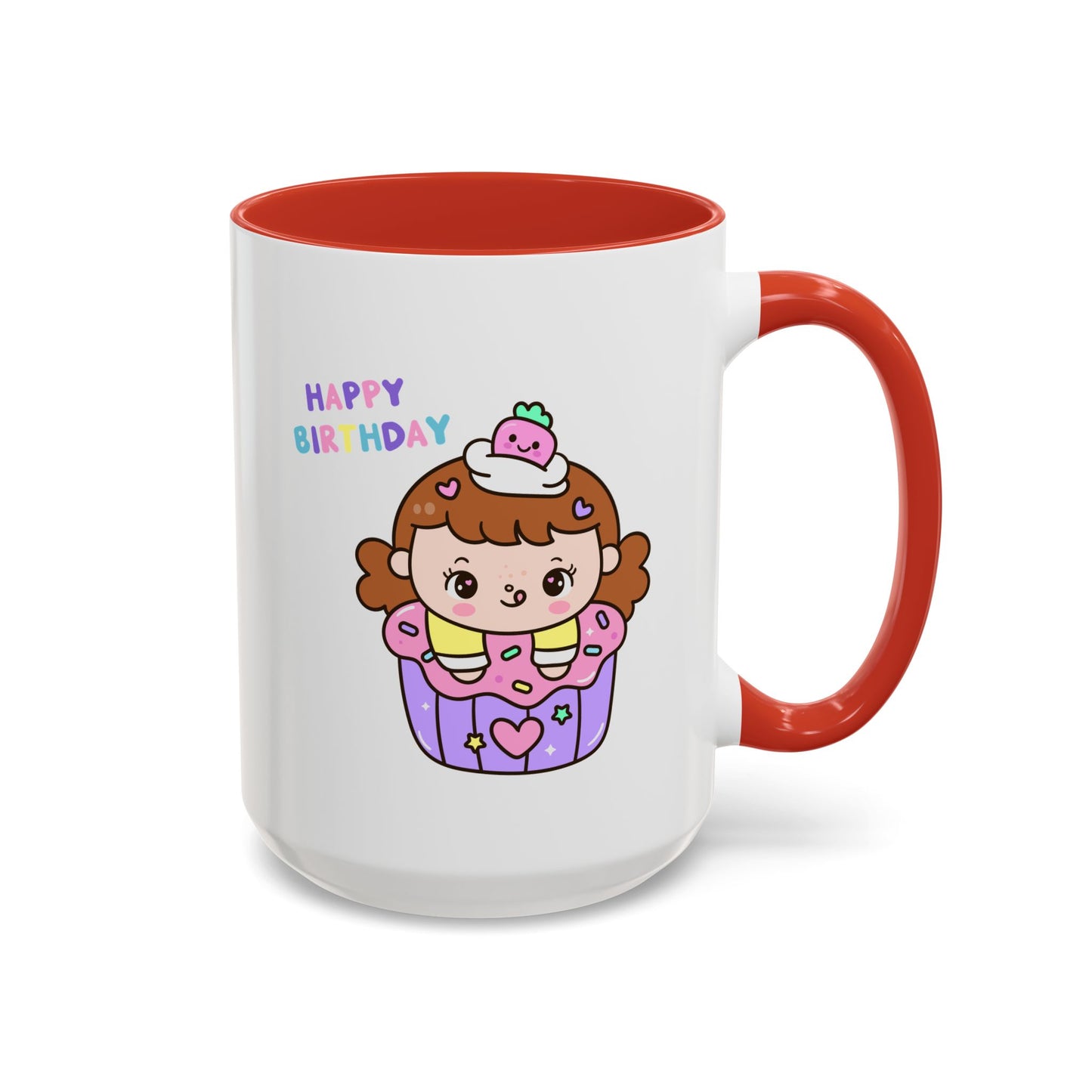 Birthday Mug - Cute Girl Cupcake