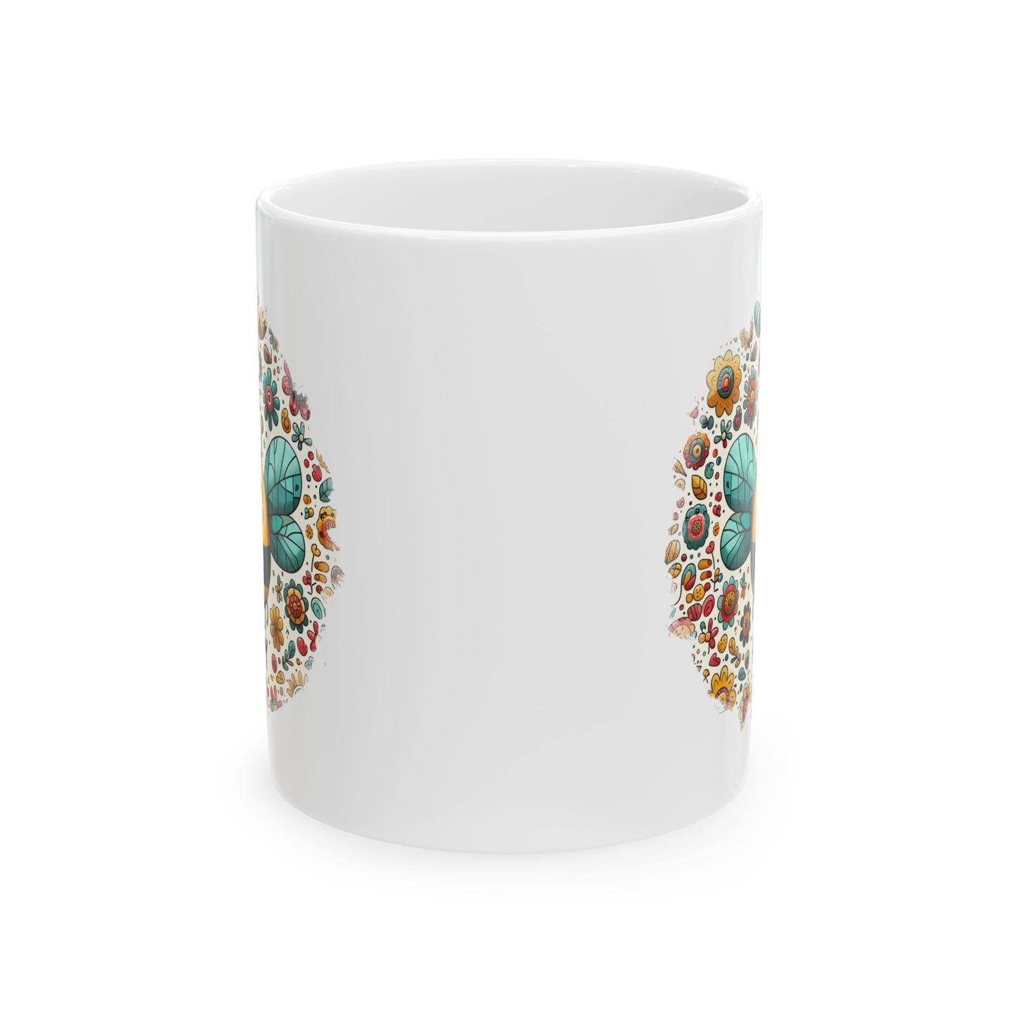 Motivation Mug - Bee Happy 2