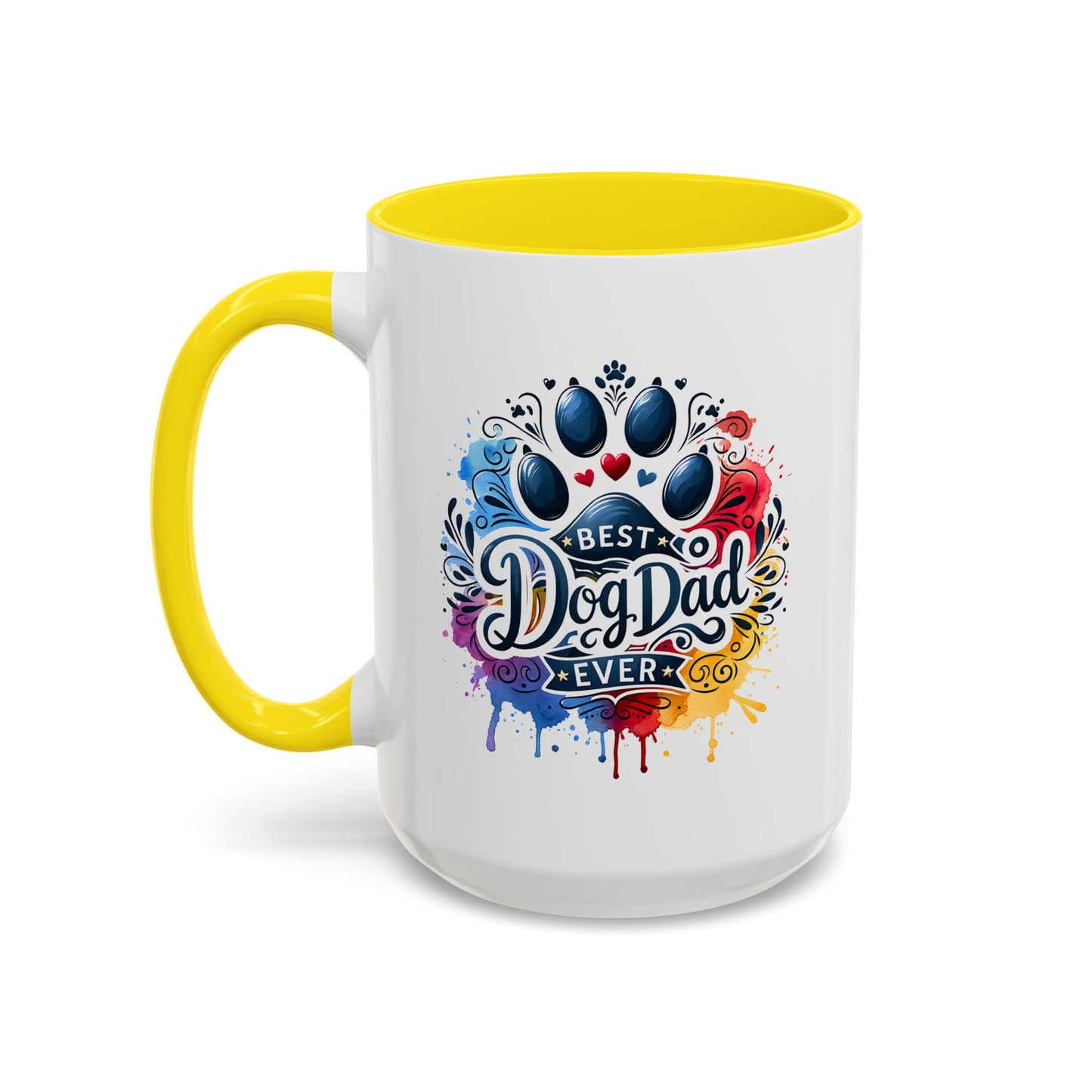 Animal Mug - Best Dog Dad Ever Paw