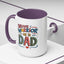 Father's Day Mug - Dad Brave Warrior