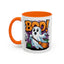Halloween Mug - Boo! Flying Ghost With Broom