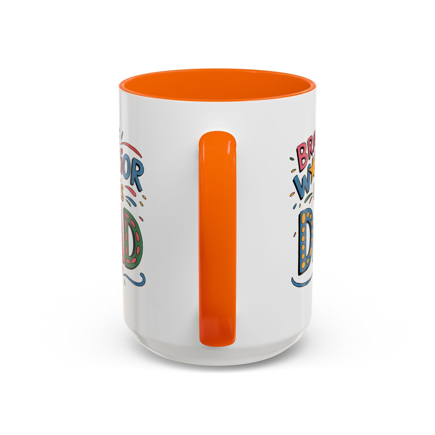 Father's Day Mug - Dad Brave Warrior
