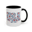 4th of July Mug - USA EST 1776 Floral