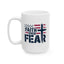 Religious Mug - Faith Over Fear Flag