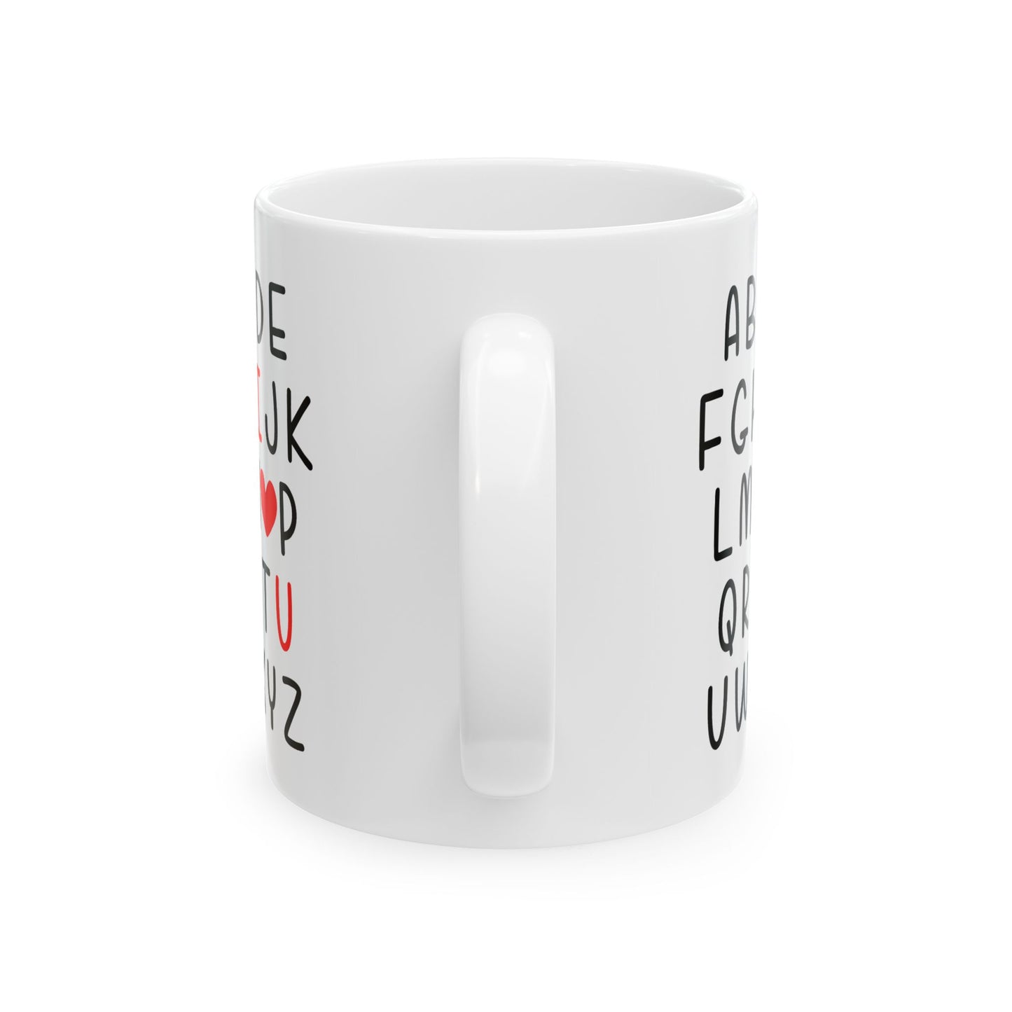 Valentine's Day Mug - I Love You Alphabet