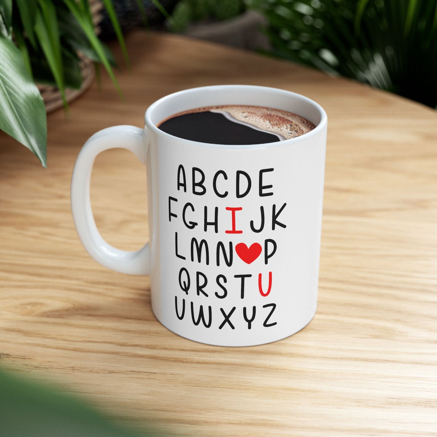 Valentine's Day Mug - I Love You Alphabet