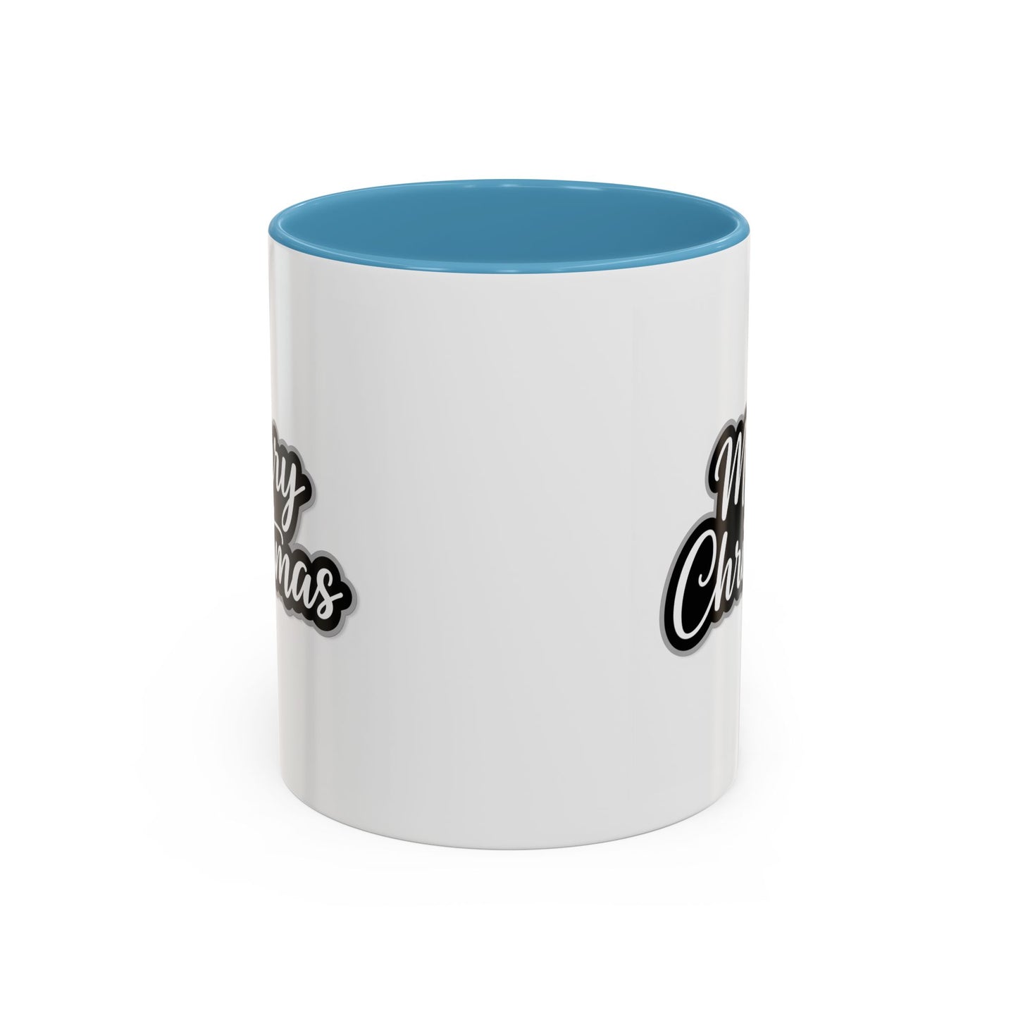 Christmas Mug - Merry Christmas White Black & Grey Text