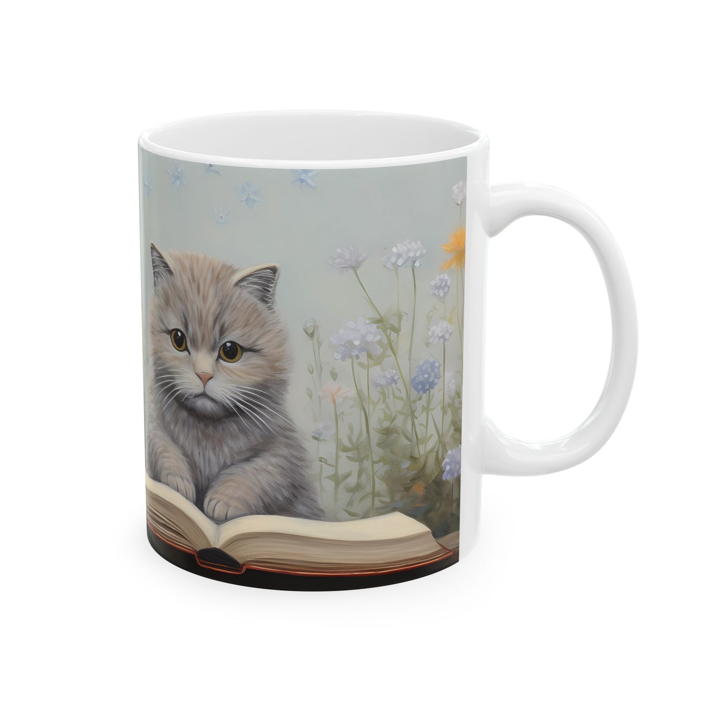 Artistic Mug - Felted Cat