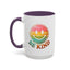 Motivation Mug - Retro Smiley Face Be Kind