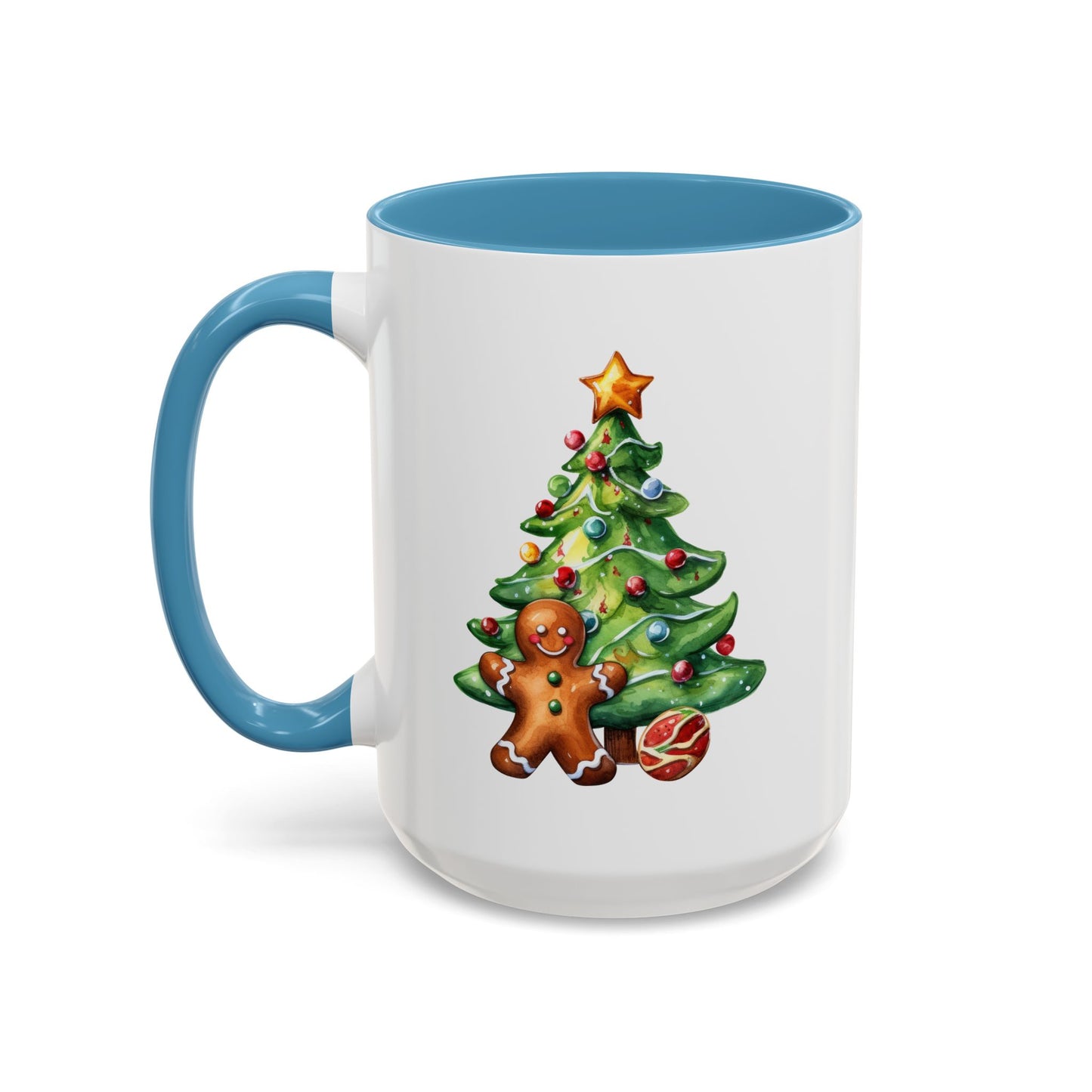 Christmas Mug - Gingerbread Man and Tree