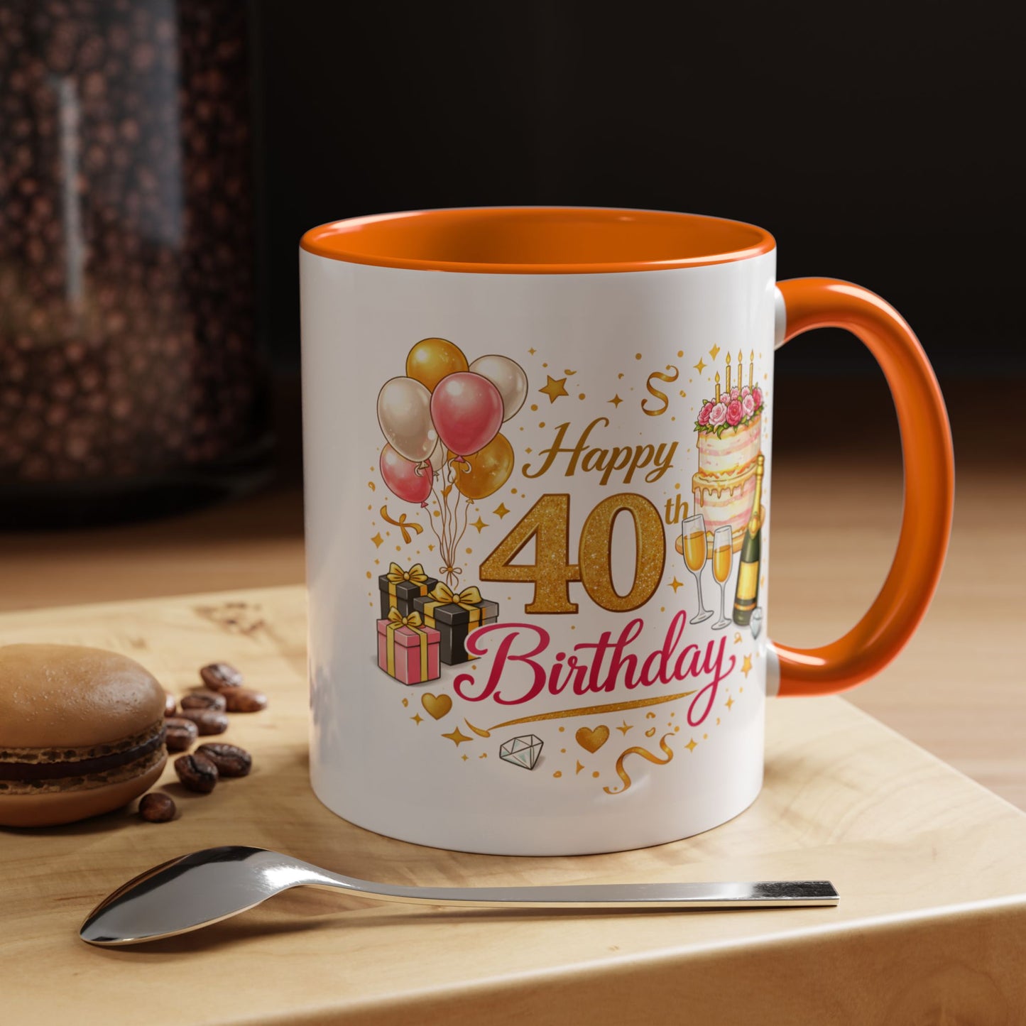 Birthday Mug - Happy 40th