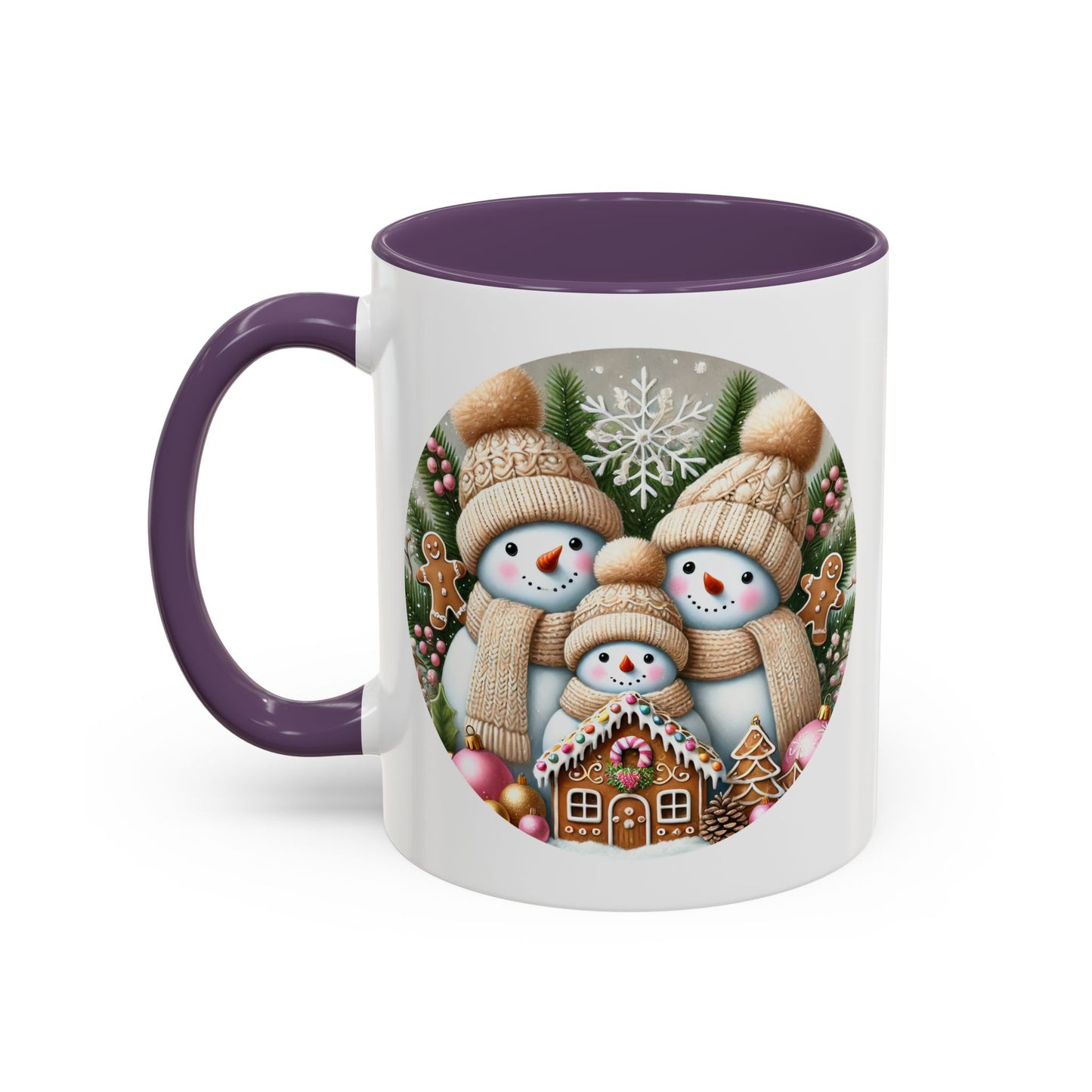 Christmas Mug - Gingerbread Snowman Family