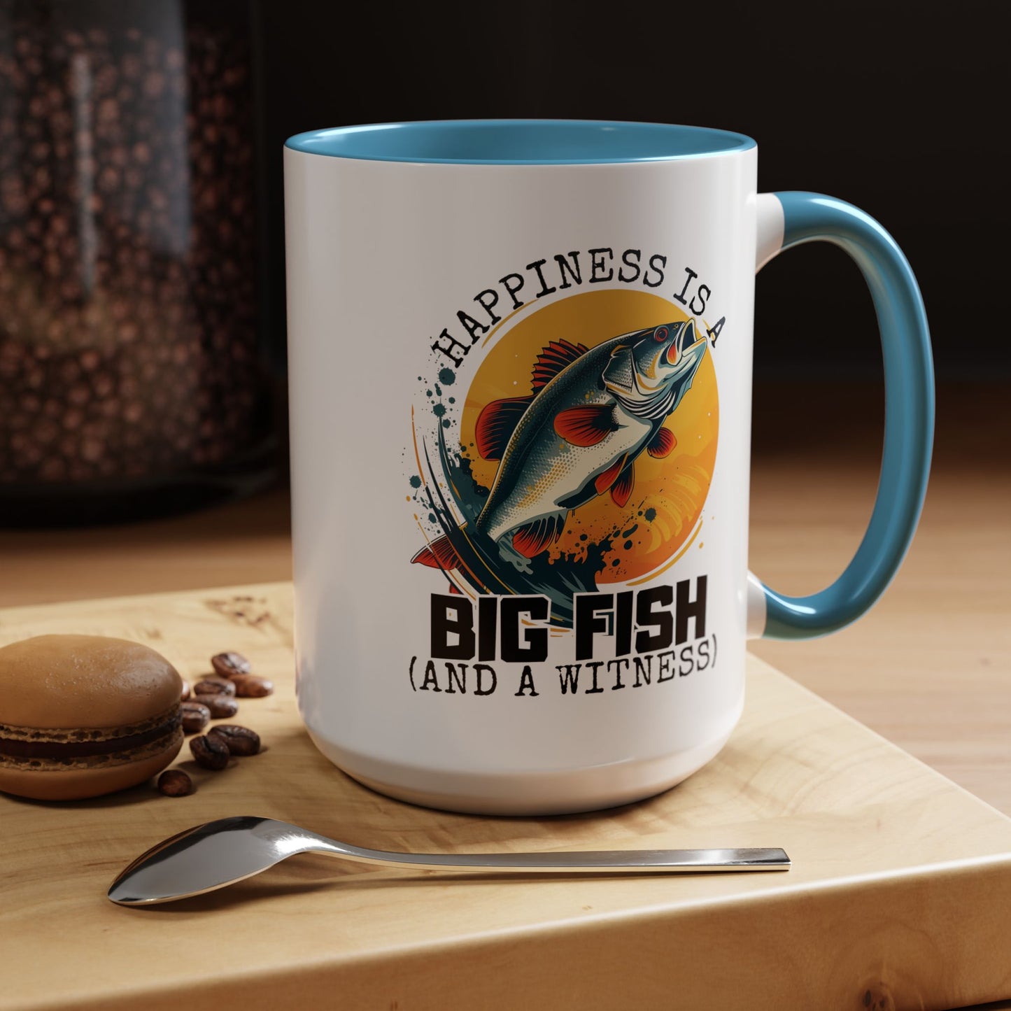 Adventure Mug - Happiness Is A Big Fish