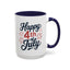 4th of July Mug - Happy 4th of July Fireworks