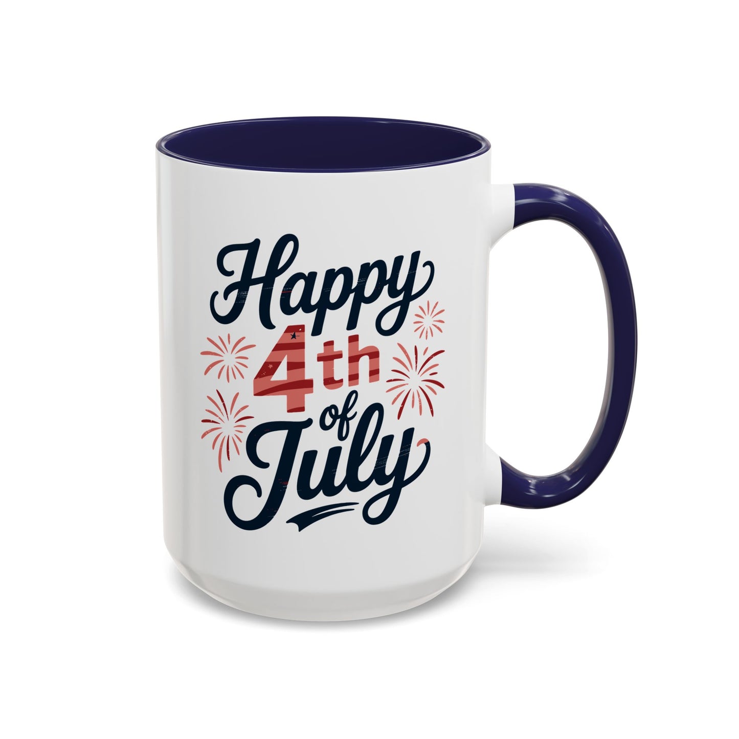 4th of July Mug - Happy 4th of July Fireworks