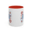 4th of July Mug - USA Preppy Floral