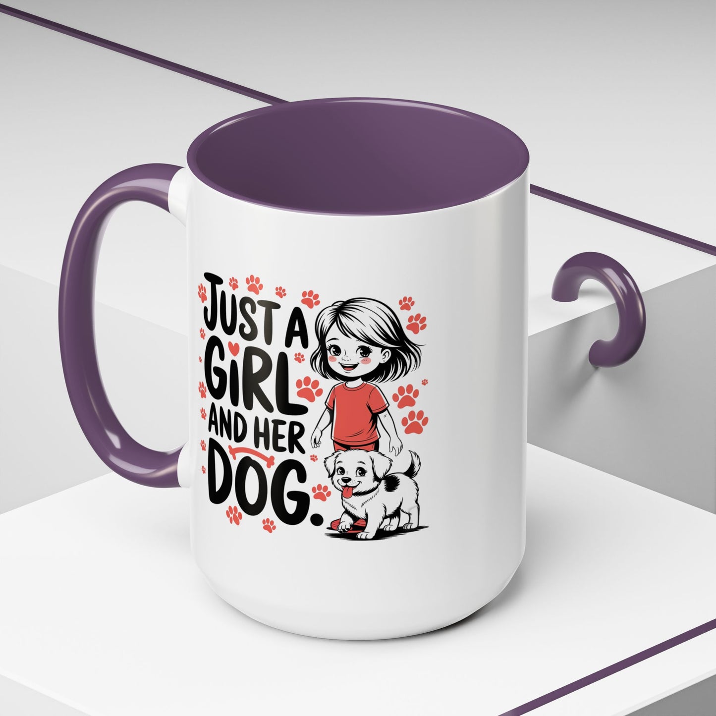 Animal Mug - Just a Girl and Her Dog