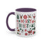 Christmas Mug - Merry Christmas Red White & Green Text Collage