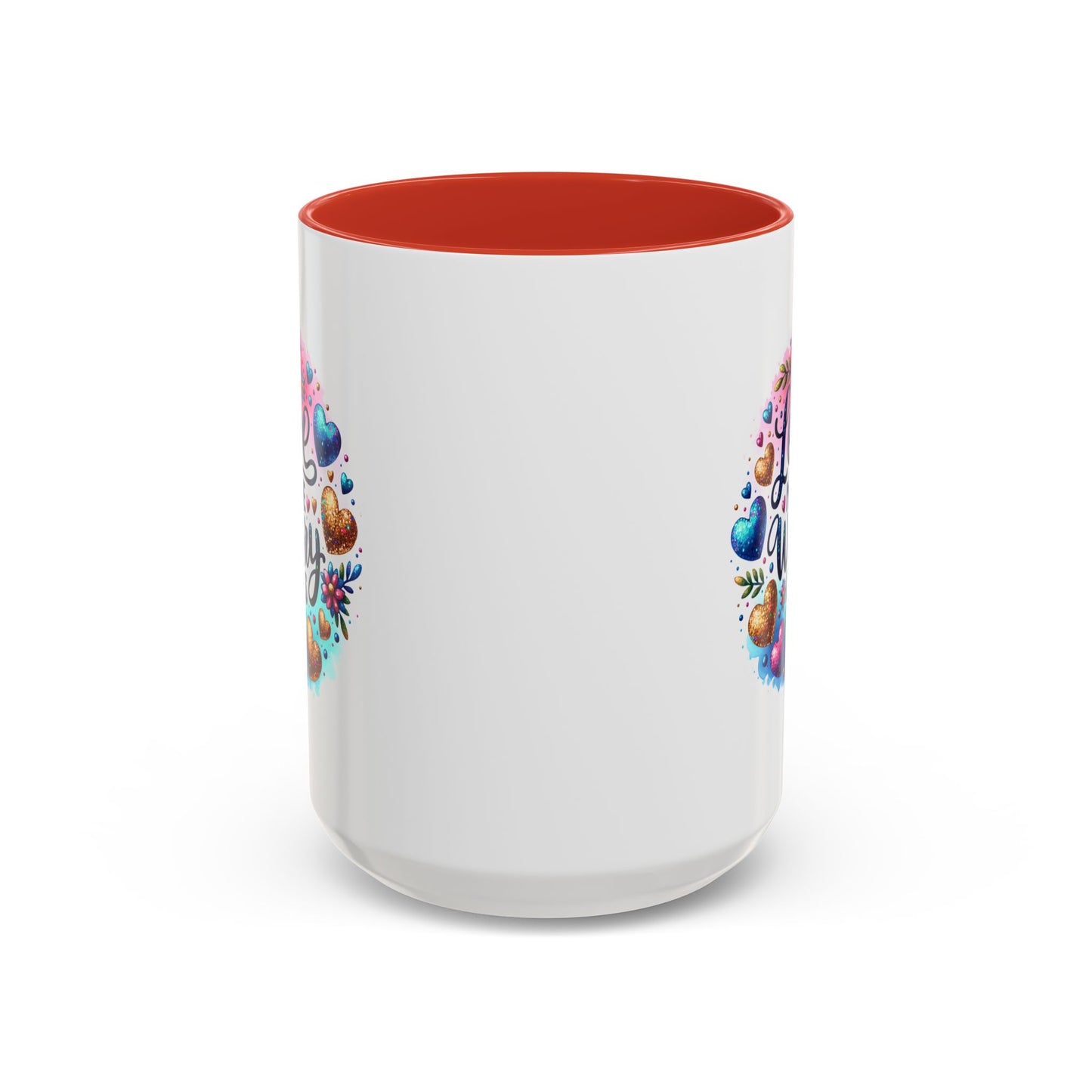 Wellness Mug - Love More Worry Less Circle