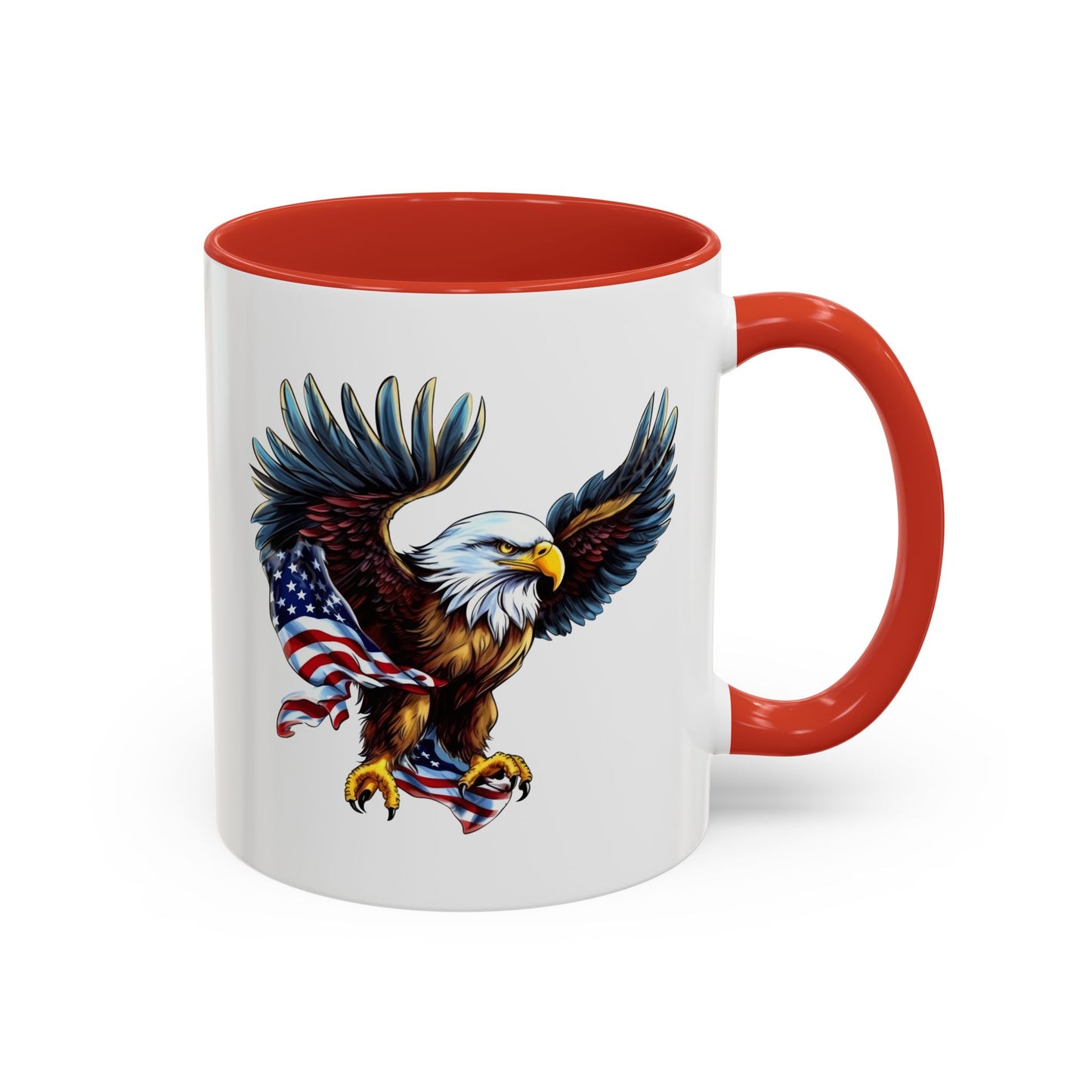 4th of July Mug - American Bald Eagle Flag 7