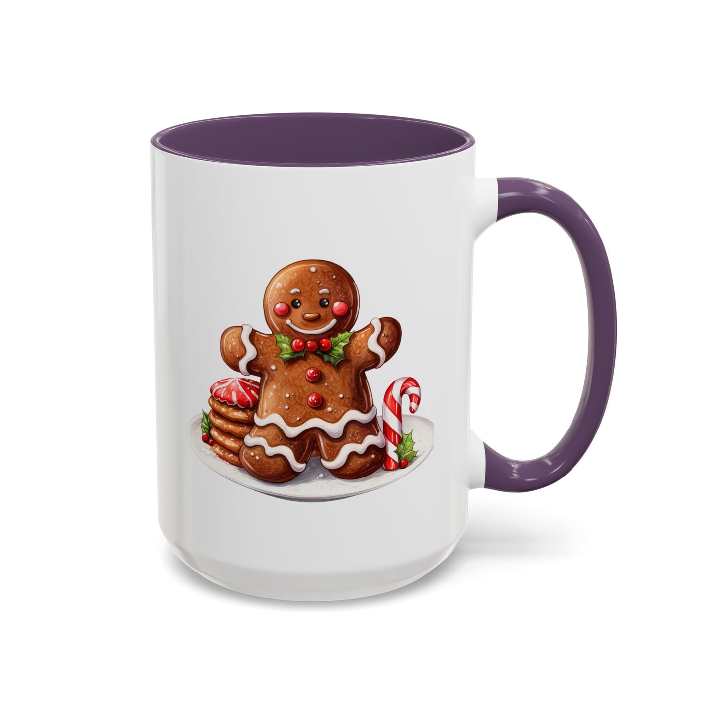 Christmas Mug - Gingerbread Man Cookies and Candy