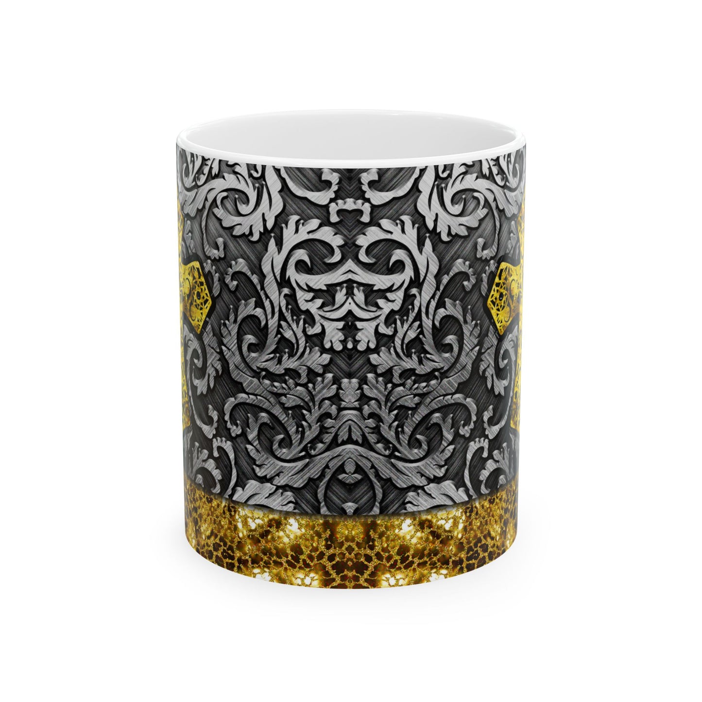 Artistic Mug - Gold Cross
