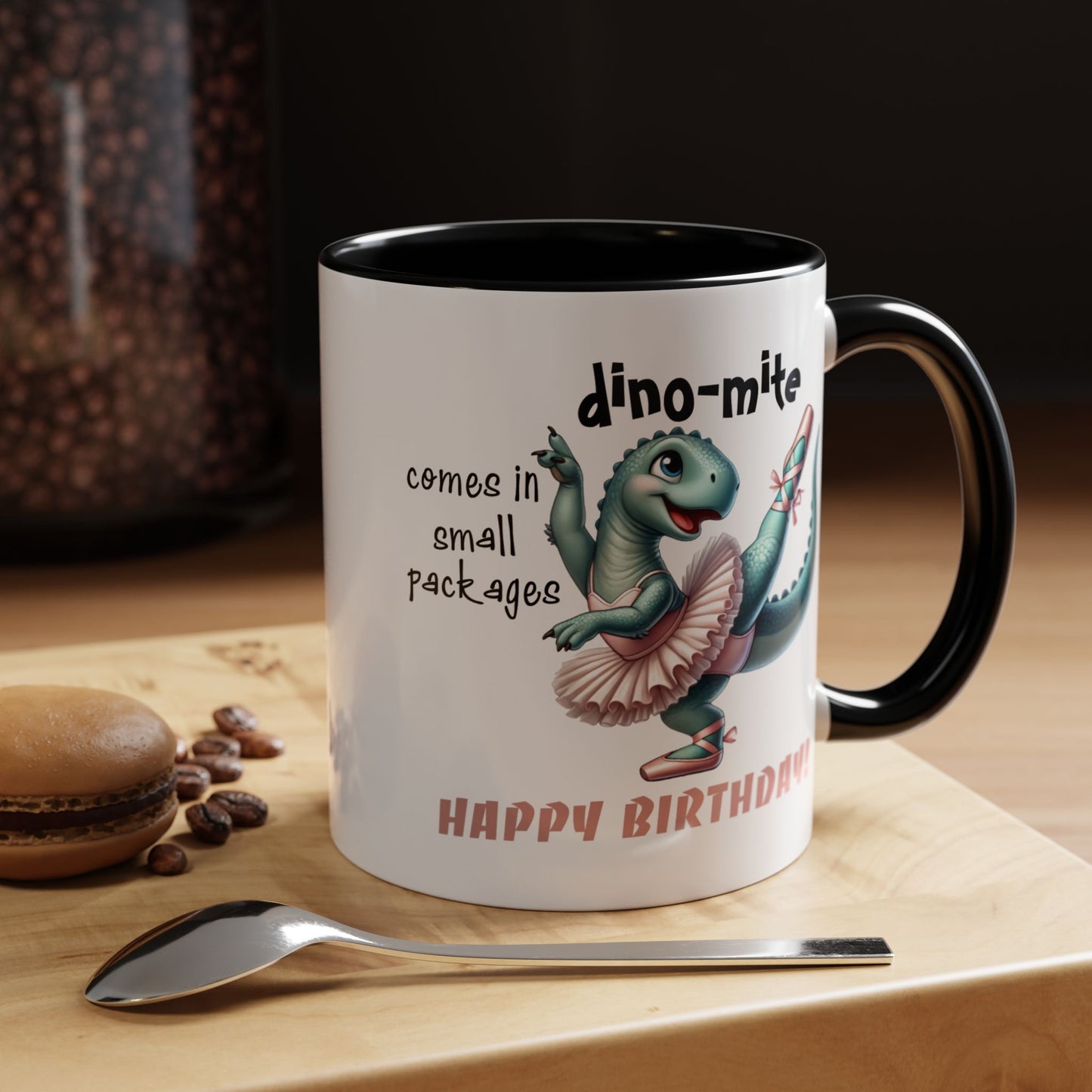 Birthday Mug - Dino-mite (Girl)
