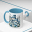 Christmas Mug - Blue Snowman Family