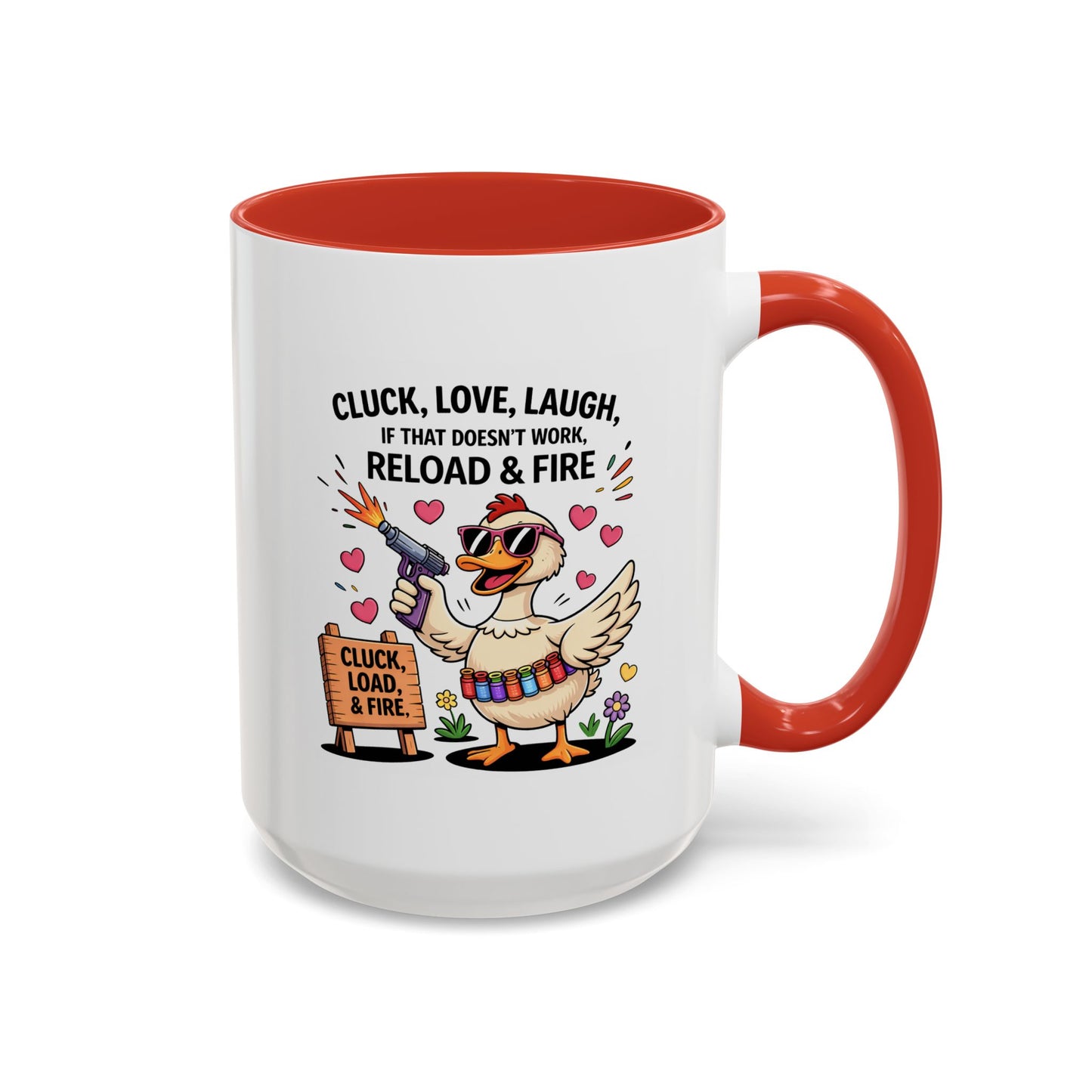 Adult Mug - Cluck Love Laugh